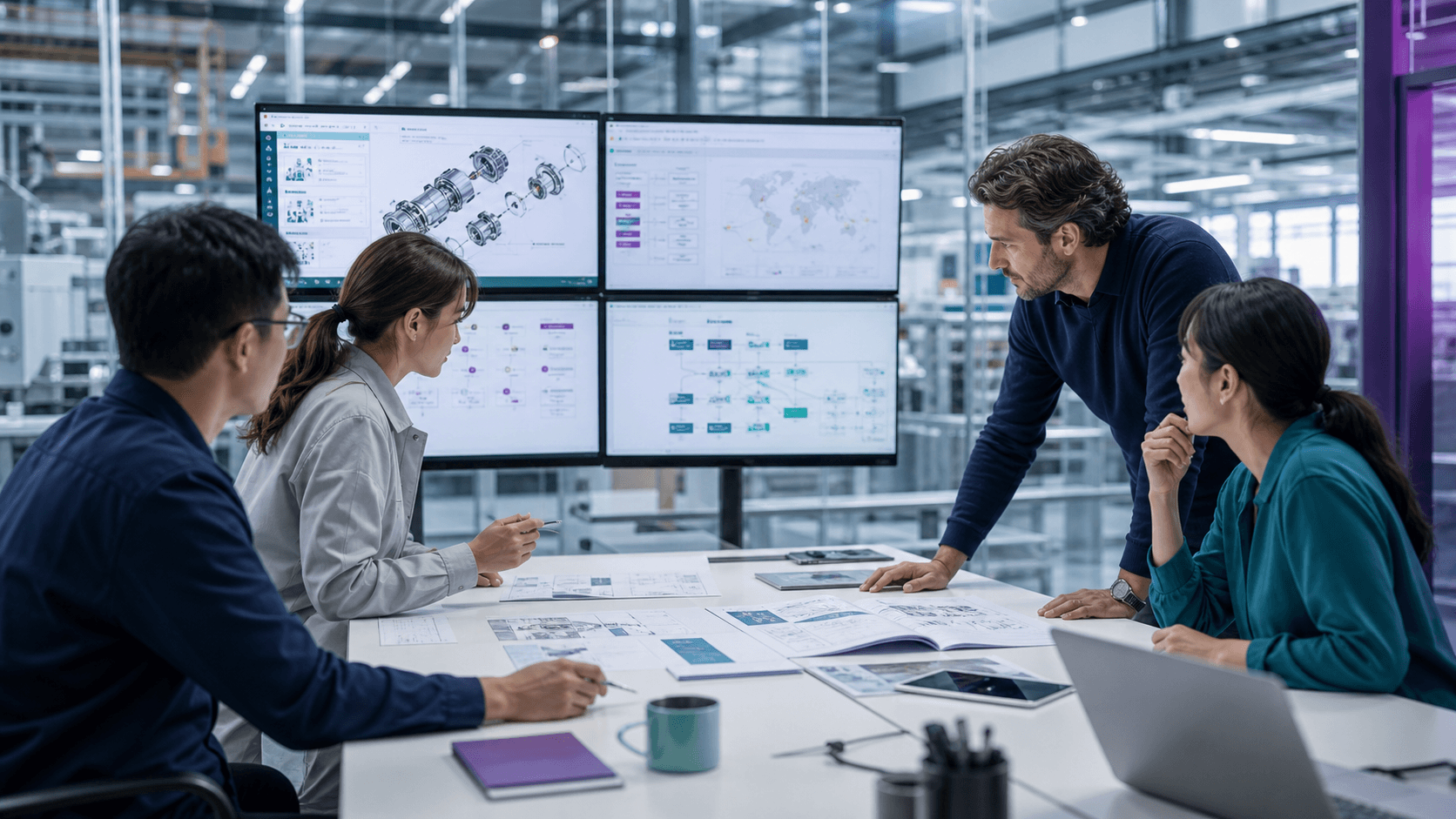 CMC team in a meeting
