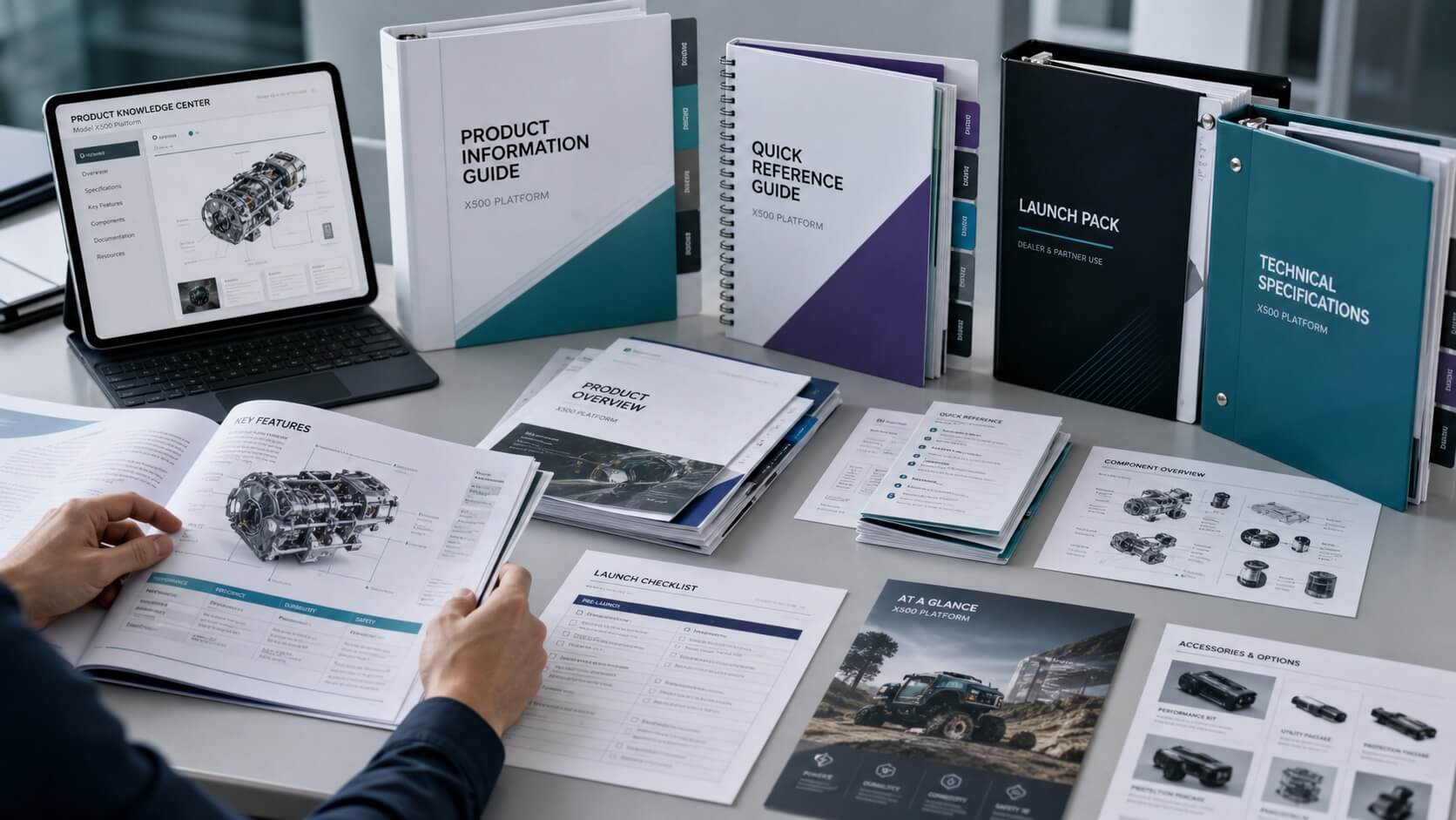 Printed product information and quick-reference guides